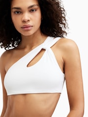 AllSaints White Kayla Bikini Top - Image 2 of 6