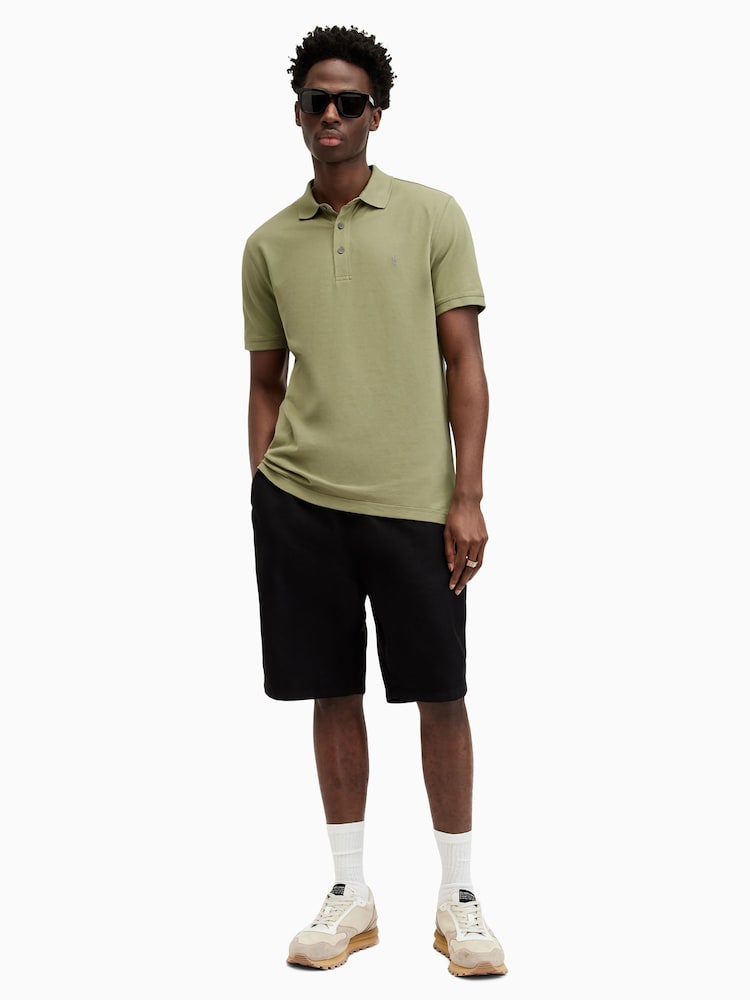 AllSaints White Reform Short Sleeve Polo Shirt 2 Pack - Image 3 of 6