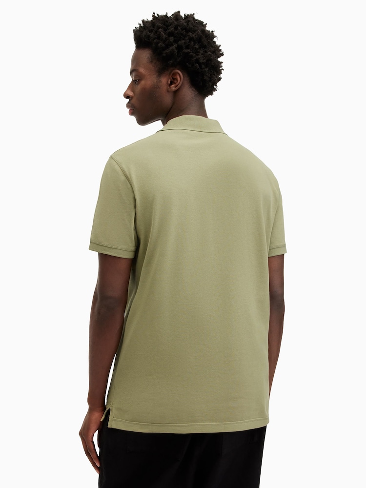 AllSaints White Reform Short Sleeve Polo Shirt 2 Pack - Image 4 of 6