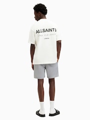 AllSaints Grey Underground Swim Shorts - Image 3 of 8