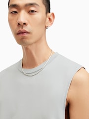 AllSaints Grey Remi Sleeveless Crew T-Shirt - Image 2 of 6