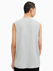 AllSaints Grey Remi Sleeveless Crew T-Shirt - Image 5 of 6