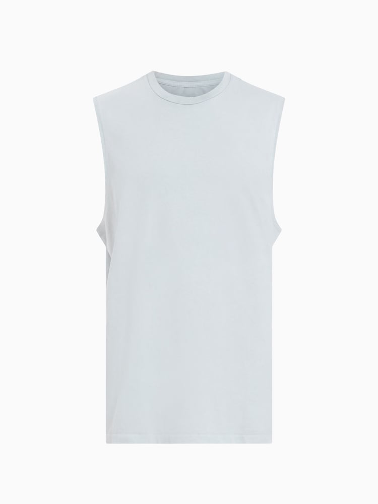 AllSaints Grey Remi Sleeveless Crew T-Shirt - Image 6 of 6