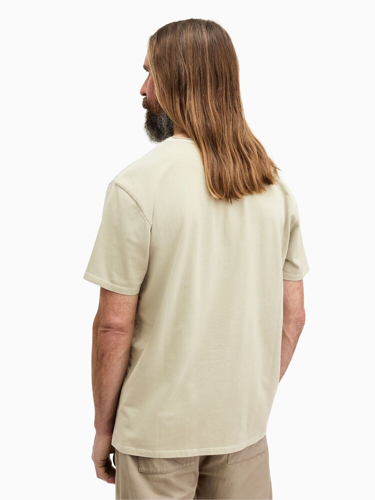 AllSaints Green Bodega Shortsleeve Crew T-Shirt - Image 2 of 6