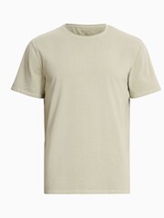AllSaints Green Bodega Shortsleeve Crew T-Shirt - Image 6 of 6