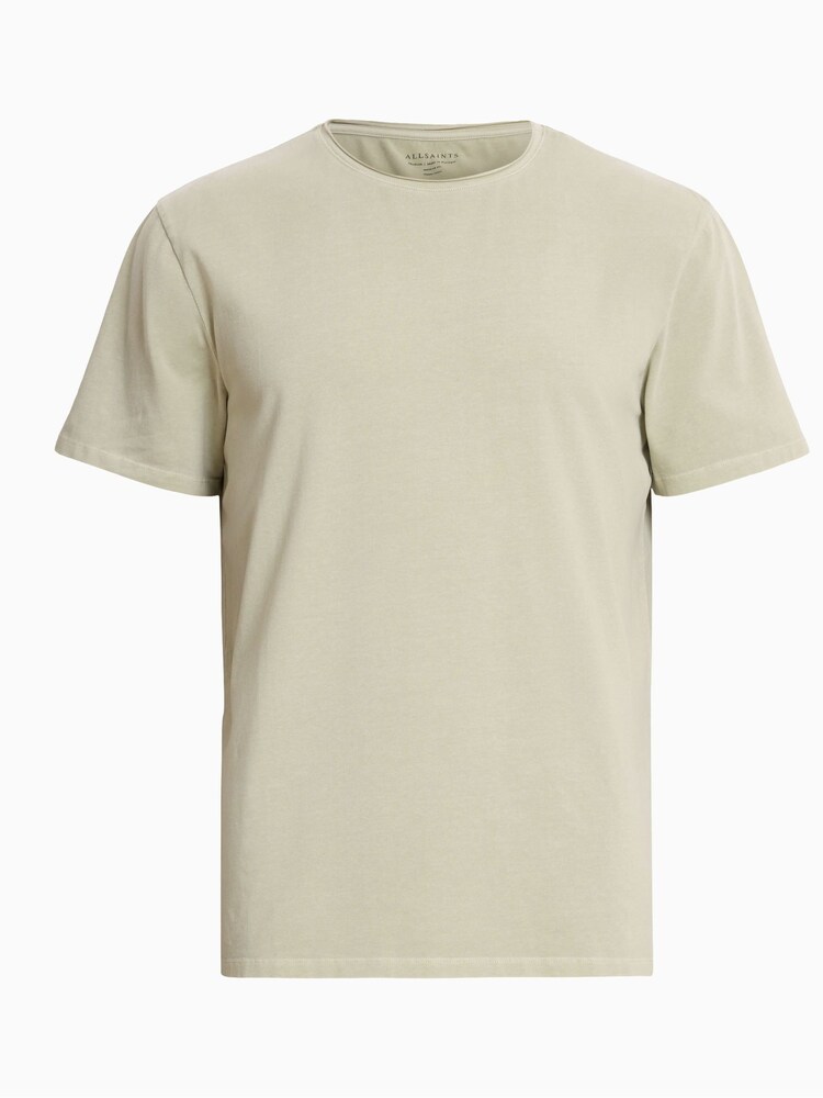 AllSaints Green Bodega Shortsleeve Crew T-Shirt - Image 6 of 6