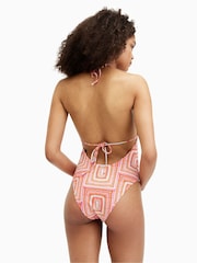 AllSaints Orange Erica Swimsuit - Image 3 of 7
