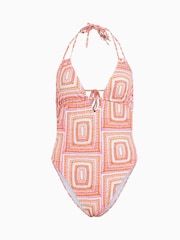 AllSaints Orange Erica Swimsuit - Image 7 of 7