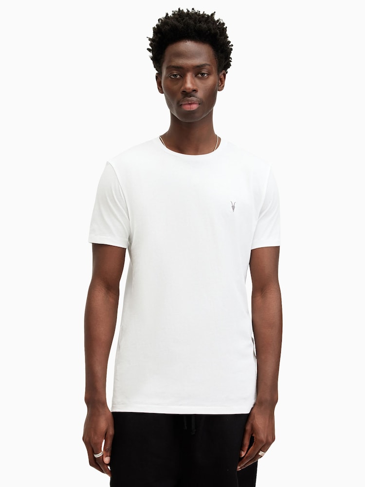 Gris - Pack de 3 camisetas de manga corta y cuello redondo Tonic de AllSaints - Imagen 1 de 8
