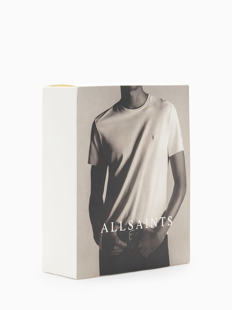 AllSaints Grey Tonic Short Sleeve Crew T-Shirt 3 Pack - Image 7 of 8