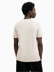 AllSaints Grey Ossage Short Sleeve Crew T-Shirt - Image 4 of 5