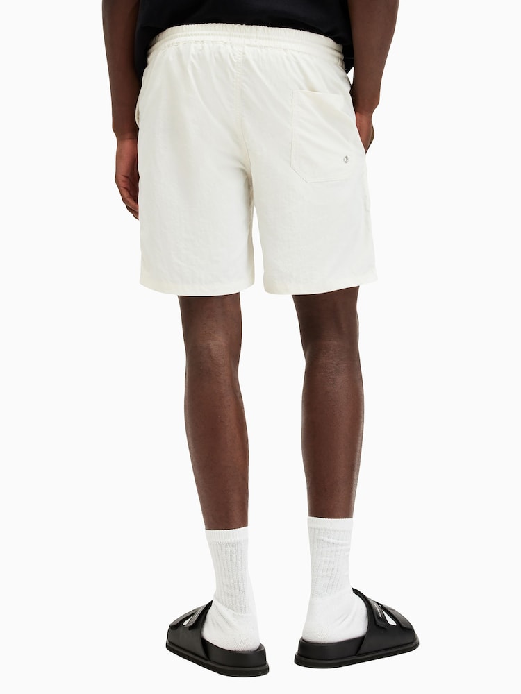AllSaints Green Underground Swim Shorts - Image 3 of 7