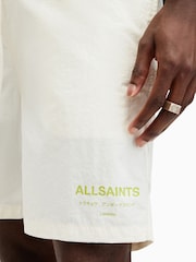 AllSaints Green Underground Swim Shorts - Image 5 of 7