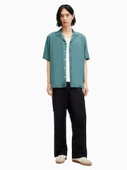 AllSaints Bright spring Venice Shirt - Image 3 of 5