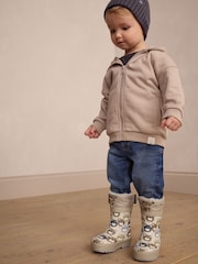 Brown Bear Thermal Thinsulate™ Lined Cuff Wellies - Image 3 of 8