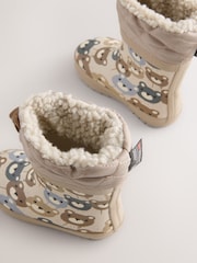 Brown Bear Thermal Thinsulate™ Lined Cuff Wellies - Image 7 of 8