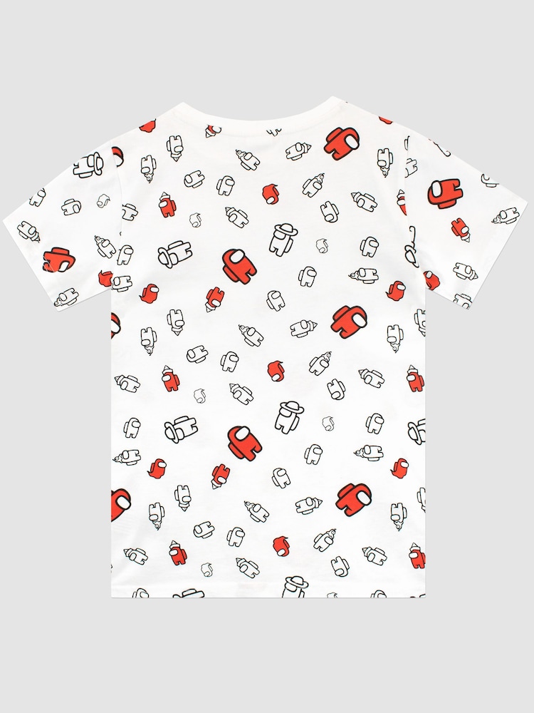 Character White Among Us T-Shirt - Image 2 of 4 Character White Among Us T-Shirt - Image 2 of 4
