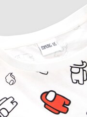 Character White Among Us T-Shirt - Image 3 of 4