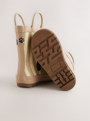 Natural Stripe Dog Handle Pull-On Wellies - Image 6 of 8