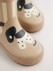 Natural Stripe Dog Handle Pull-On Wellies - Image 7 of 8