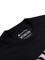 Character Black 100% Cotton Wednesday Addams T-Shirt - Image 5 of 6