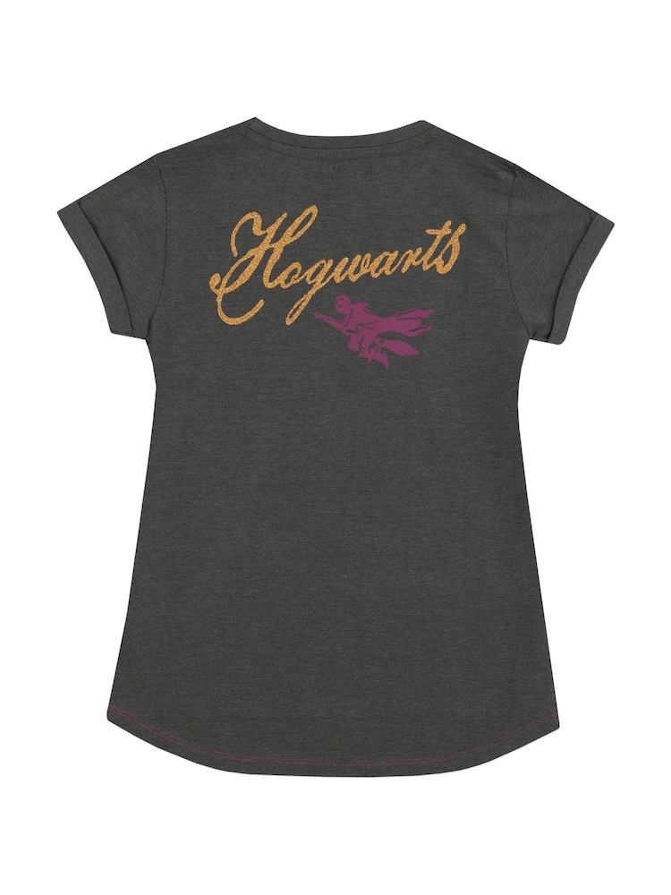 Character Grey Harry Potter Quidditch T-Shirt - Image 2 of 2 Character Grey Harry Potter Quidditch T-Shirt - Image 2 of 2
