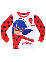 Character Red Miraculous Long Sleeve Pyjamas - Image 2 of 6