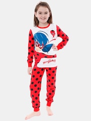Character Red Miraculous Long Sleeve Pyjamas - Image 4 of 6