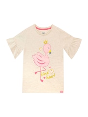 Harry Bear Cream Flamingo T-Shirt - Image 1 of 5