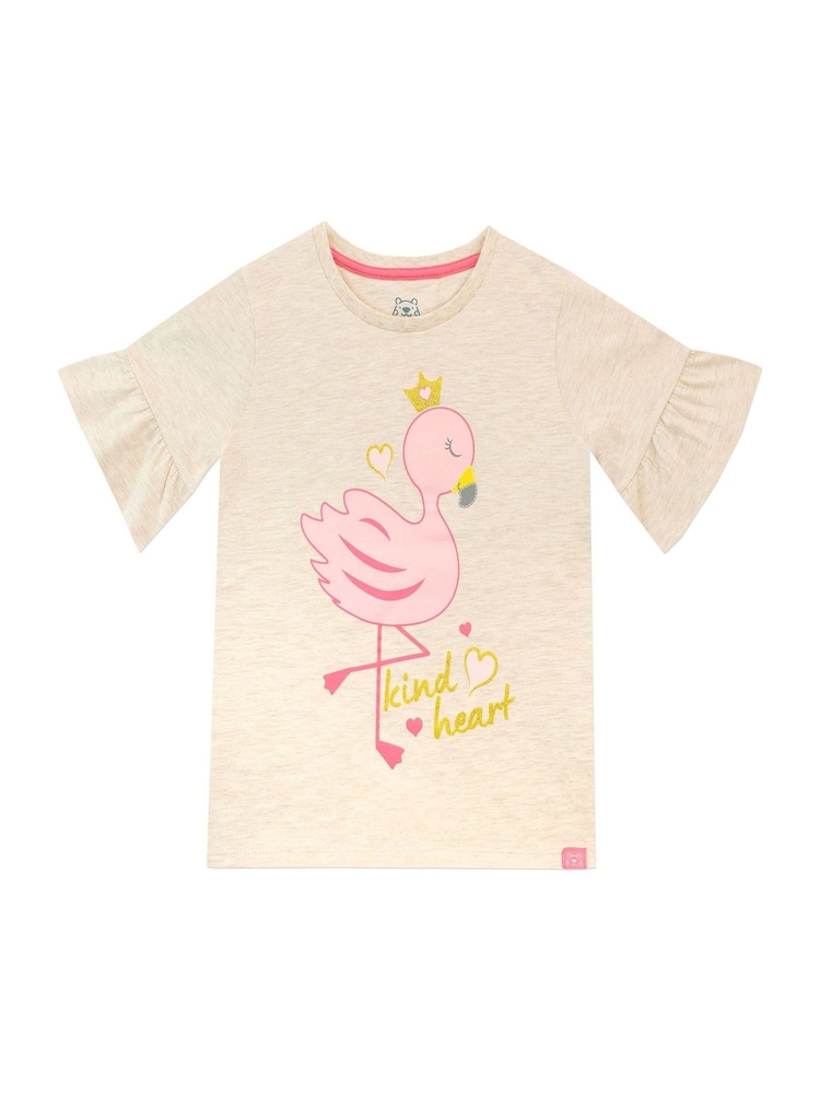Harry Bear Cream Flamingo T-Shirt - Image 1 of 5