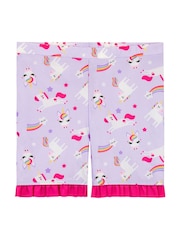 Harry Bear Purple Unicorn Top & Short Swim Set - Image 3 of 5