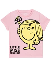 Character Pink Little Miss 100% Cotton T-Shirt - Image 1 of 6