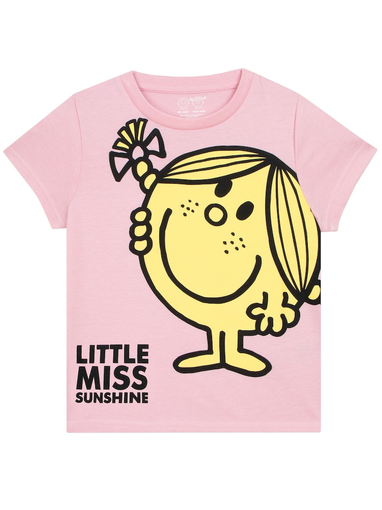 Character Pink Little Miss 100% Cotton T-Shirt - Image 1 of 6