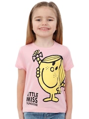 Character Pink Little Miss 100% Cotton T-Shirt - Image 4 of 6