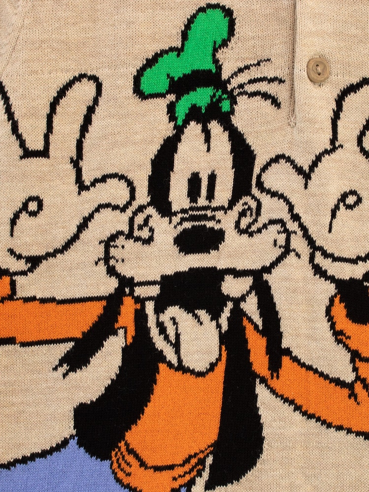 Character Natural Disney Goofy Polo Shirt - Image 5 of 5 Character Natural Disney Goofy Polo Shirt - Image 5 of 5