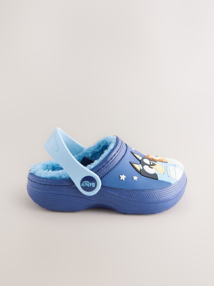 Bluey Navy Blau - Lined Slipper Clogs - Bild 2 von 5 Bluey Navy Blau - Lined Slipper Clogs - Bild 2 von 5