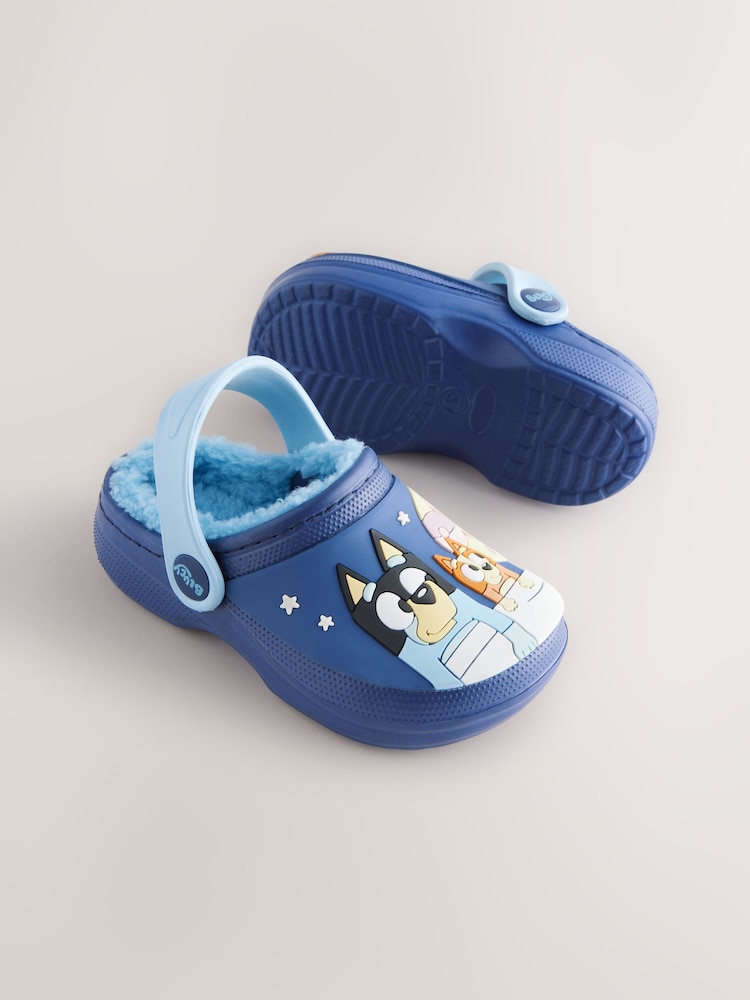 Bluey Navy Blau - Lined Slipper Clogs - Bild 5 von 5 Bluey Navy Blau - Lined Slipper Clogs - Bild 5 von 5