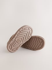 Neutral Suede Stitch Mules - Image 6 of 8