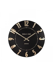 Thomas Kent Clocks Black 12" Mulberry Wall Clock - Image 2 of 3