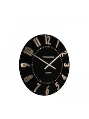 Thomas Kent Clocks Black 12" Mulberry Wall Clock - Image 3 of 3
