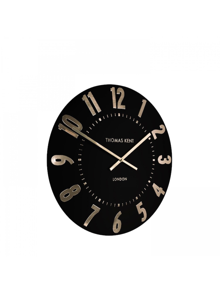 Thomas Kent Clocks Black 12" Mulberry Wall Clock - Image 3 of 3