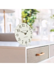 Thomas Kent Clocks Natural 6 Inch Arabic Mantel Clock - Image 1 of 2