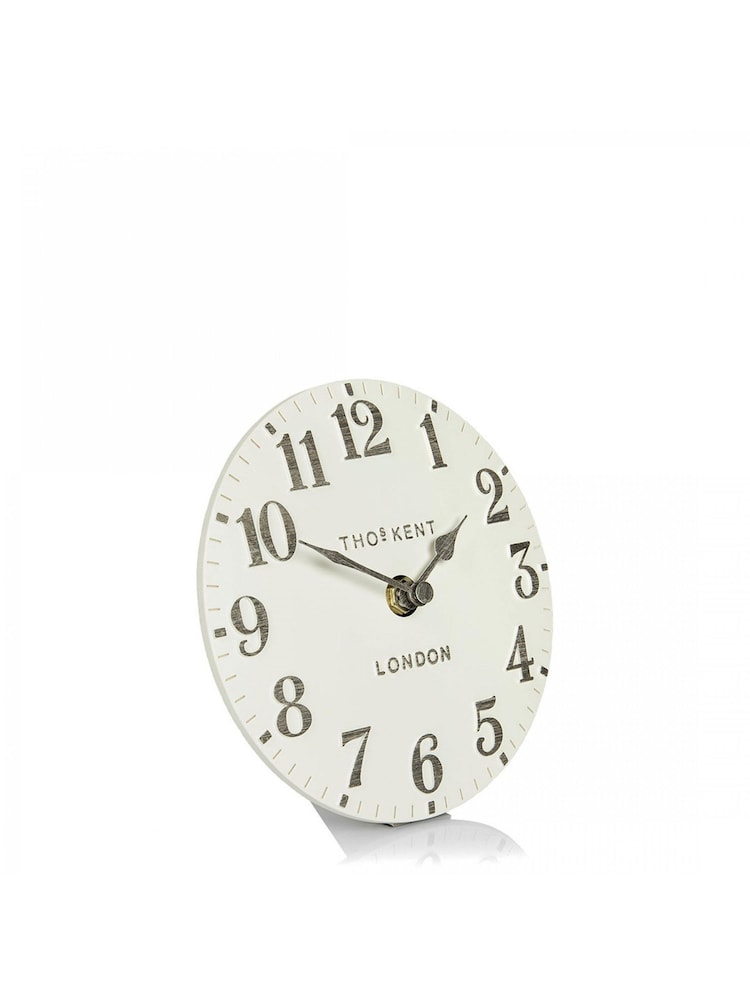 Thomas Kent Clocks Natural 6 Inch Arabic Mantel Clock - Image 2 of 2