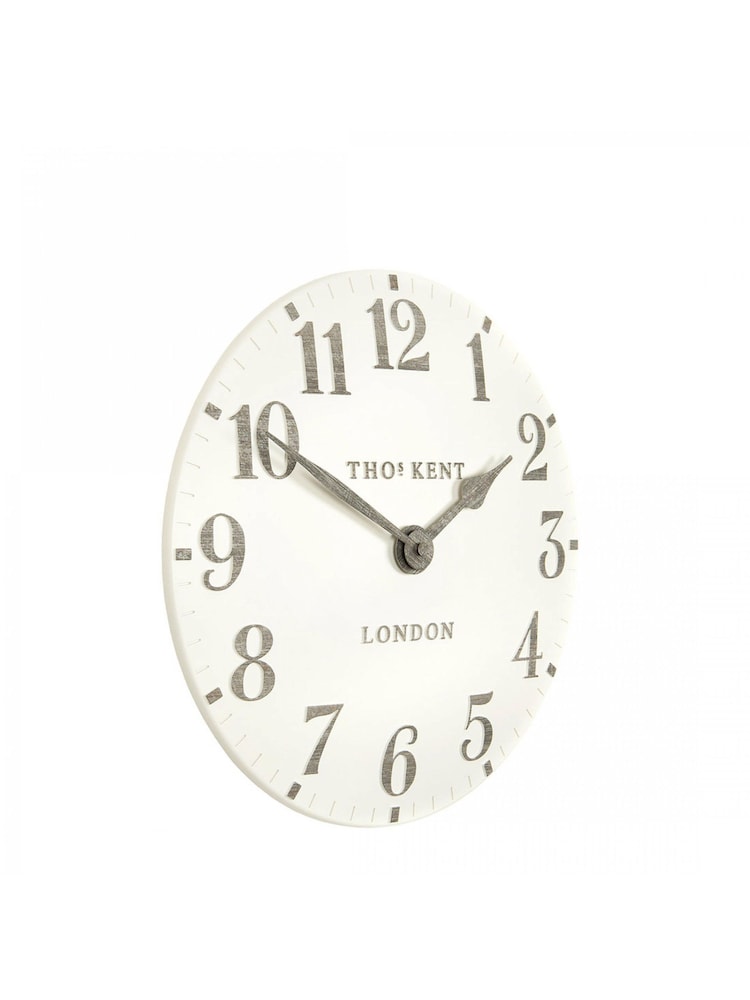 Thomas Kent Clocks Natural 12" Arabic Wall Clock - Image 3 of 3