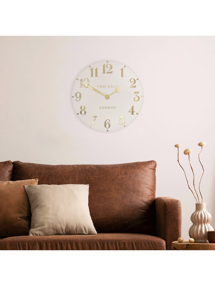 Thomas Kent Clocks Light Brown 20" Arabic Wall Clock - Image 1 of 3 Thomas Kent Clocks Light Brown 20" Arabic Wall Clock - Image 1 of 3