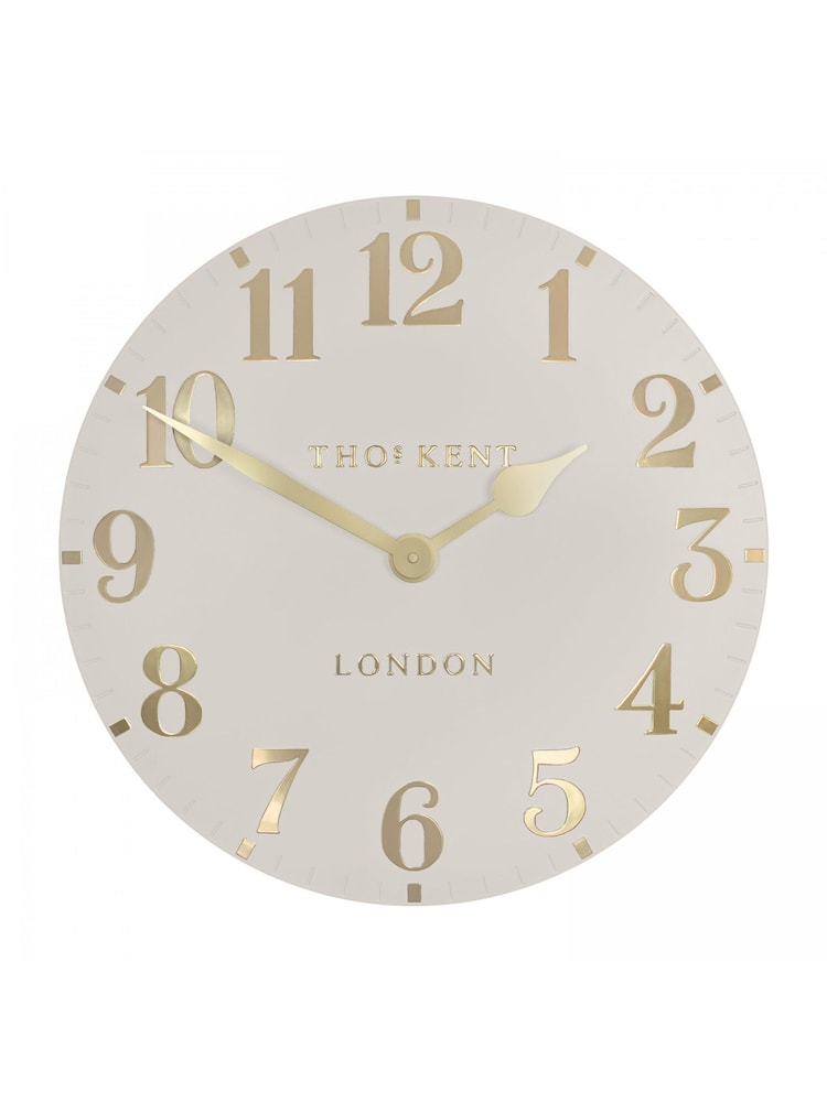 Thomas Kent Clocks Light Brown 20" Arabic Wall Clock - Image 2 of 3 Thomas Kent Clocks Light Brown 20" Arabic Wall Clock - Image 2 of 3