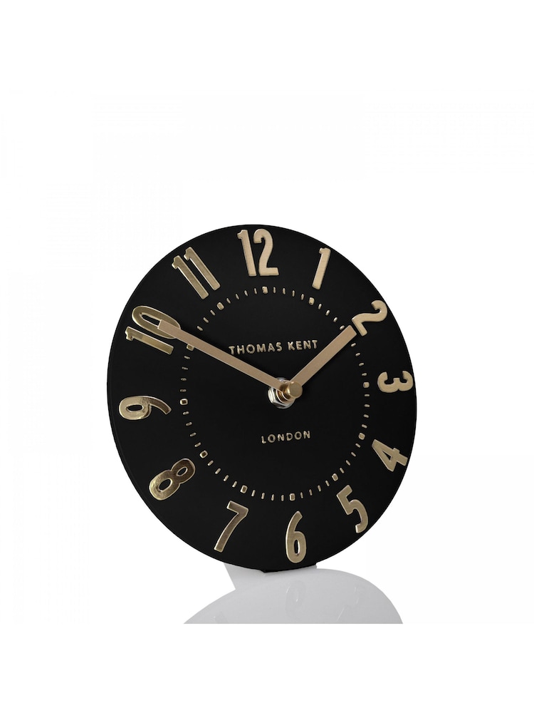 Thomas Kent Clocks Black 6 Inch Mulberry Mantel Clock - Image 2 of 3