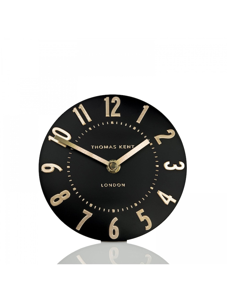 Thomas Kent Clocks Black 6 Inch Mulberry Mantel Clock - Image 3 of 3