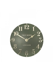 Thomas Kent Clocks Green 12" Arabic Wall Clock - Image 2 of 3