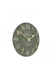 Thomas Kent Clocks Green 12" Arabic Wall Clock - Image 3 of 3